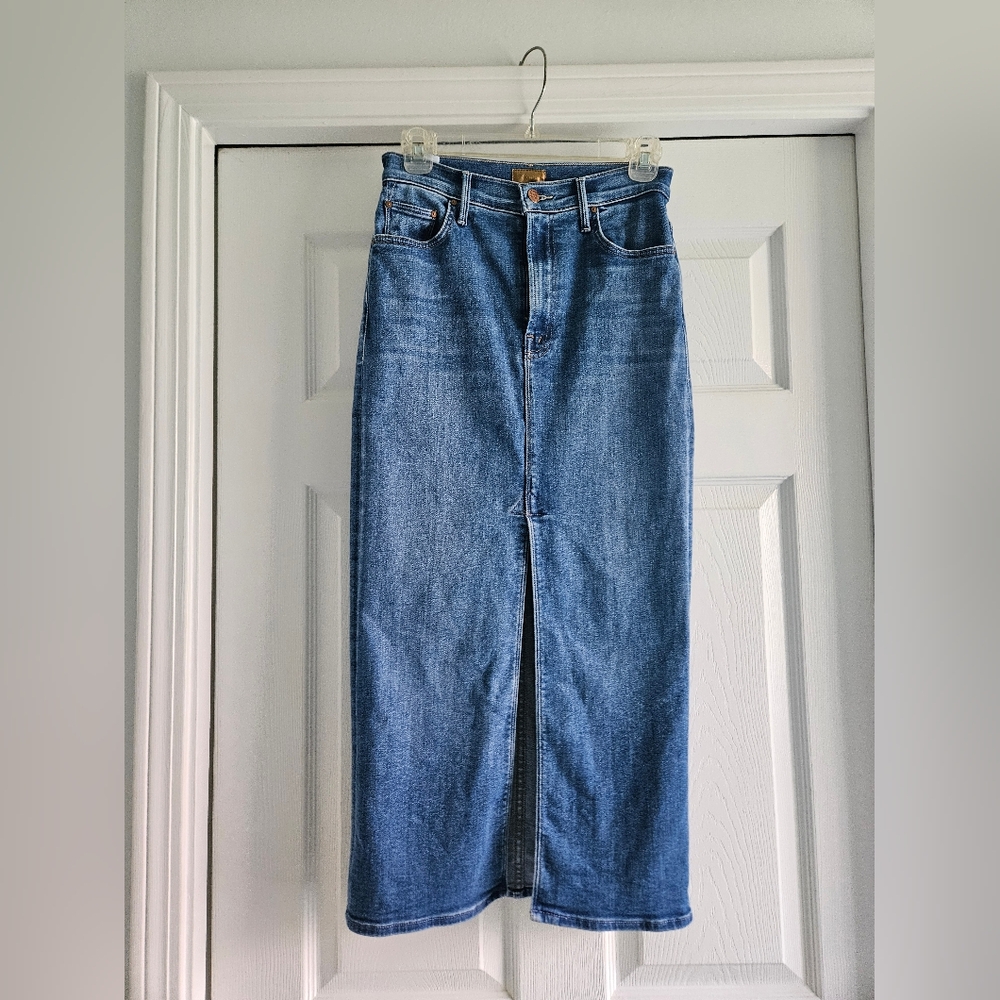 MOTHER Reverse Pencil Pusher Skirt. Size 25